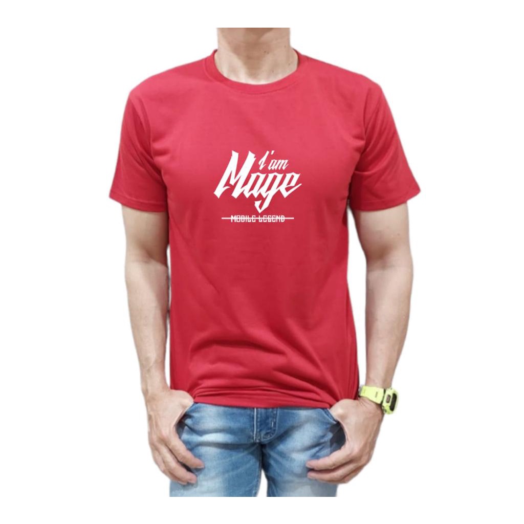 KAOS MODEL I AM MAGE MOBILE LEGEND BAHAN KATUN NYAMAN DI PAKAI KUALITAS PREMIUM