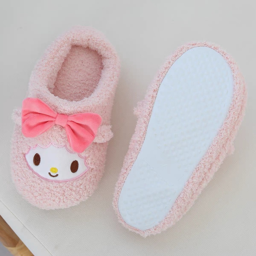 SANDAL RUMAH CINNAMOROLL MELODY KUROMI TWIN STARS KIKI LALA HANGYODON POMPOMPURIN HELLO KITTY SEPATU KAMAR IMPOR