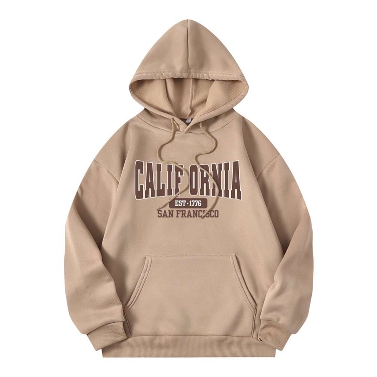 CALIFORNIA Est.1776  Jumper Hoodie II  Sweater Hoodie Trendy II Sweter Oblong Topi Sz M - XL ( Pria &amp; Wanita / Anak &amp; Dewasa )