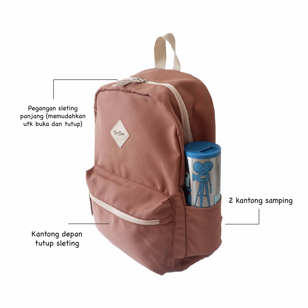 BICBAC TAS RANSEL DUALO PUNGGUNG BAG SEKOLAH TRAVEL TRAVELLING LAPTOP BACKPACK KANVAS CANVAS SERBAGUNA WATERPROOF WATER RESISTANT PRIA WANITA ANAK SD SMP SMA KULIAH UNIVERSITAS ANTI HUJAN AIR ANTIBARET ANTIMALING