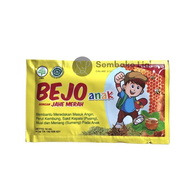 Bejo Anak Jahe Merah Sachet / Bejo Jahe