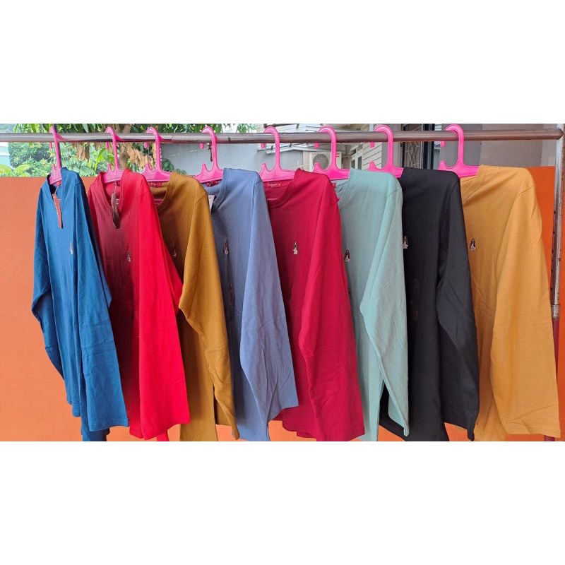 kaos oblong pria hush puppies lengan panjang