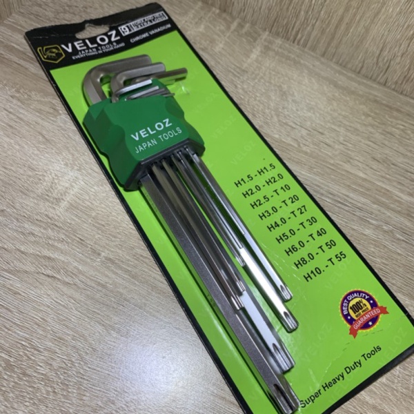 Diskon Kunci L Biasa Kombinasi Bintang 9 pcs Panjang Extra Long Murah Tekiro Berkualitas