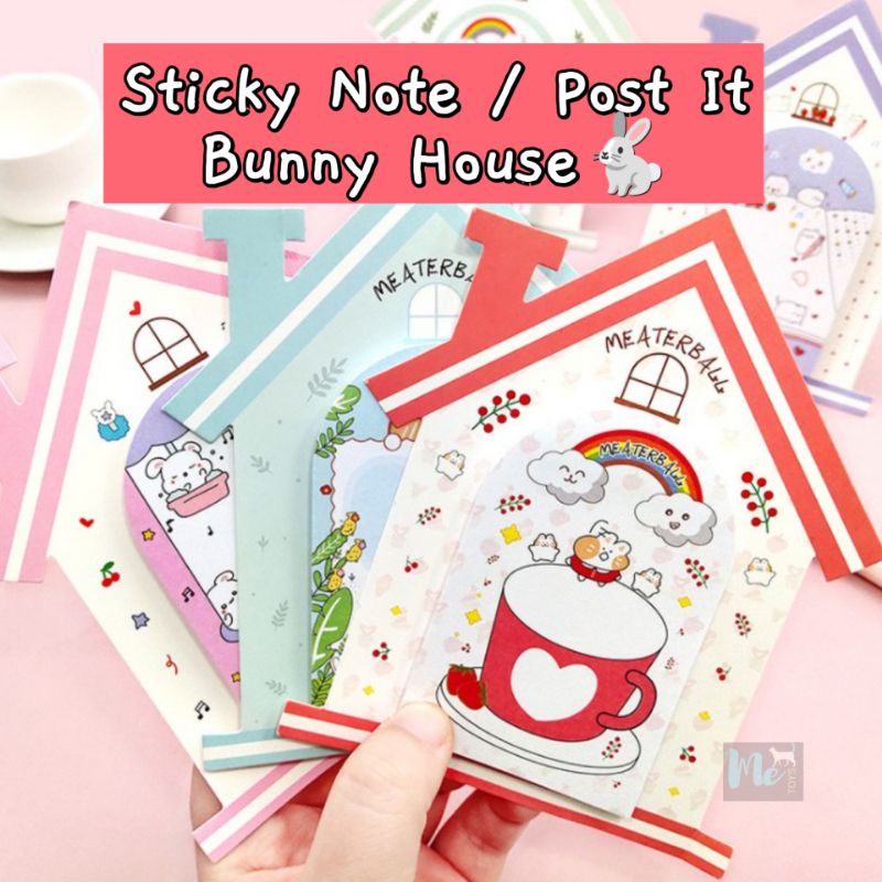

Sticky Note / | Bunny House Bentuk Rumah Kelinci