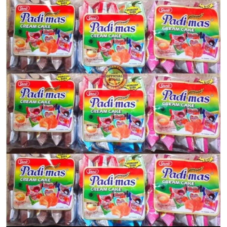 ✔MURAH Padimas Cream Cake 1pak isi 10pcs / Bolu Padimas / Padimas Bolu