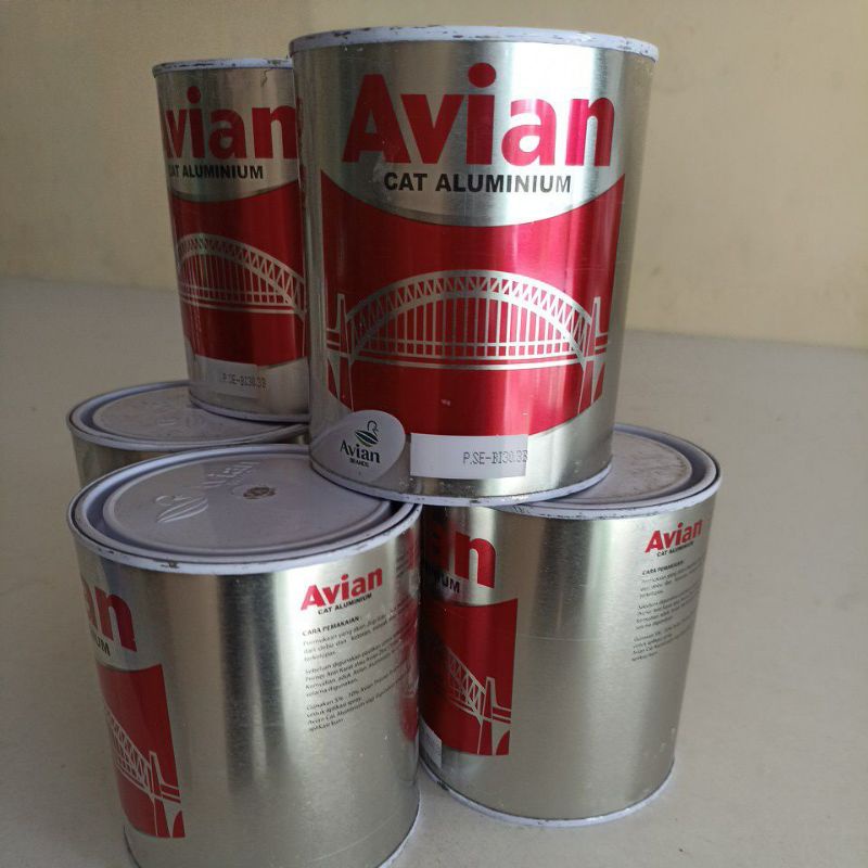 

Cat Minyak Avian warna Silver/ Aluminium 0,75 L dan 100 cc