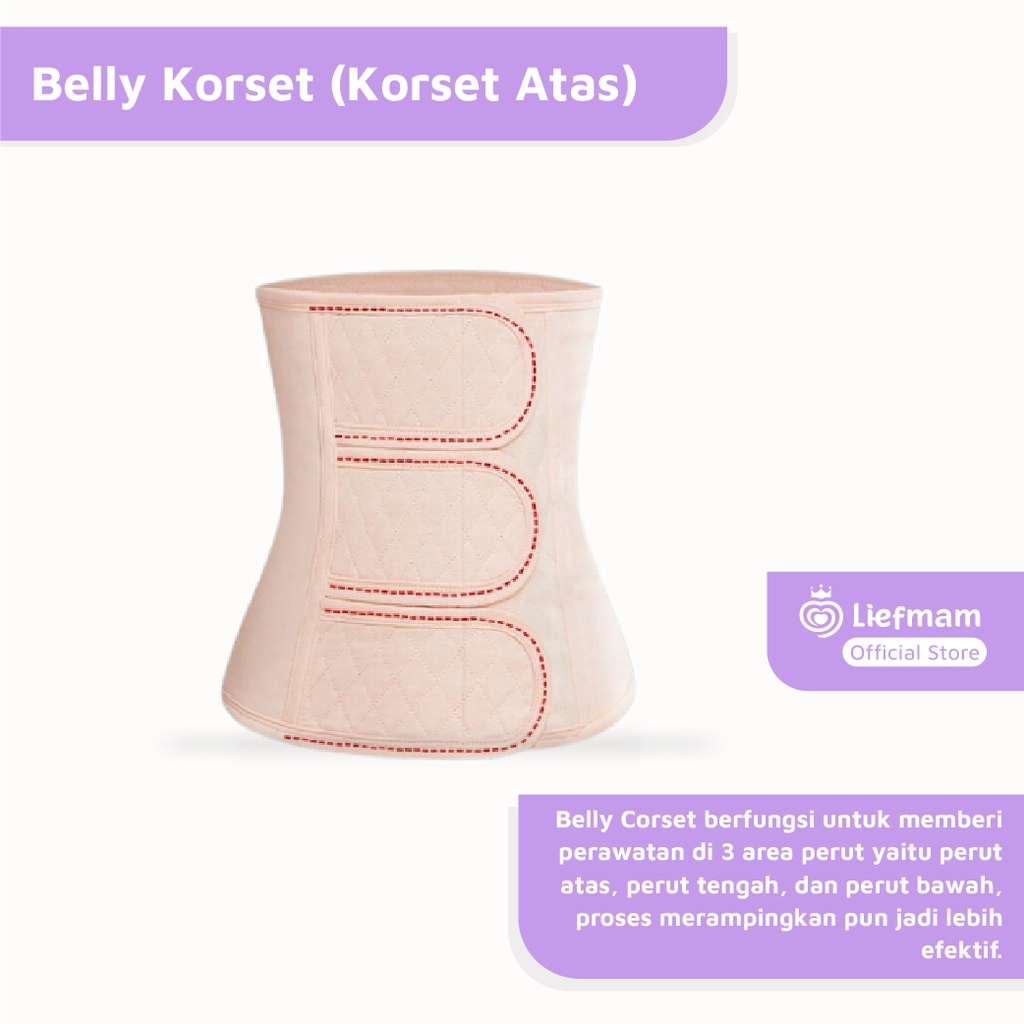 Korset Postpartum 2 in 1 Liefmam (Zaraya) - Korset Peramping Pasca Melahirkan Caesar