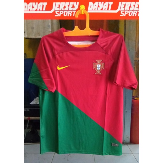 Jersey Portugal Home Piala Dunia 2022 Grade Ori