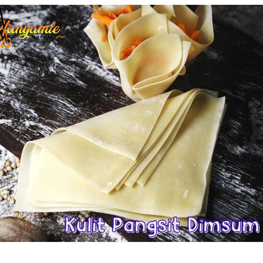 

[KODE PRODUK KCPNZ5484] kulit pangsit siomay dimsum rebus goreng hanyamie 500gr