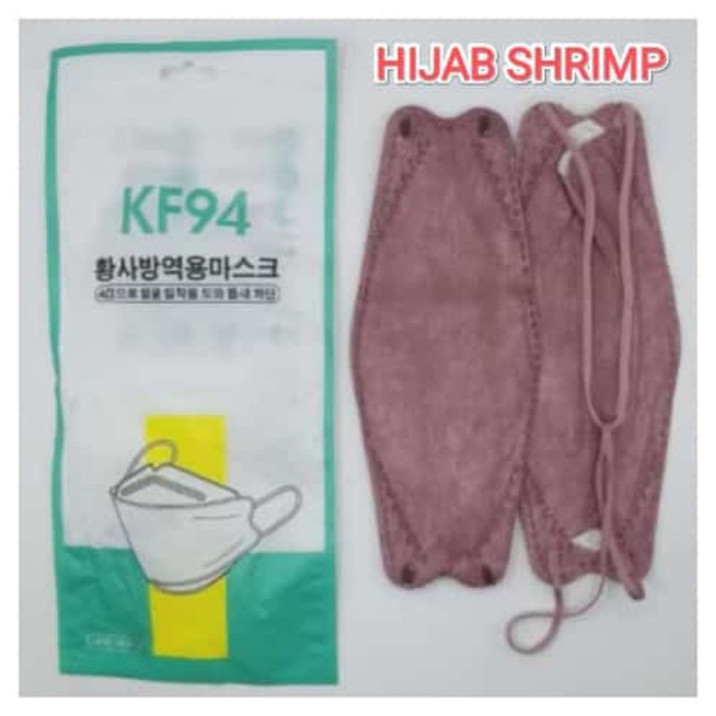 Masker Kf94 hijab isi 10 pcs 4ply Best Seller