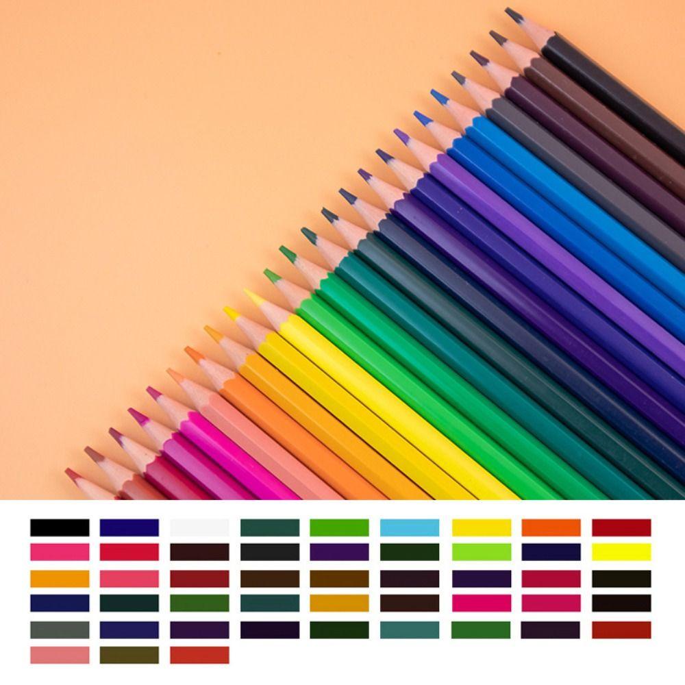 Preva12 /18 /24 /36/48Warna Color Pencil Set Tahan Air Hadiah Siswa Alat Menggambar Perlengkapan Seni Profesional Pensil Sketsa Inti Timah Larut Minyak