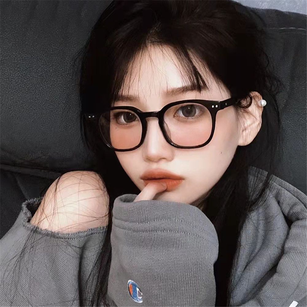 Kacamata Miopia Gaya Korea Baru Untuk Gadis Retro Ultralight Kacamata Rabun Dekat Populer Wanita Blush Gradient Glasses Eyewear