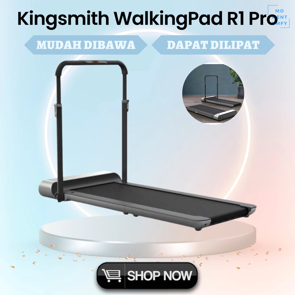 Kingsmith WalkingPad R1 Pro Treatmill Alat Lari Gym Sport Olahraga Walking Pad Treadmill Treadmil Th