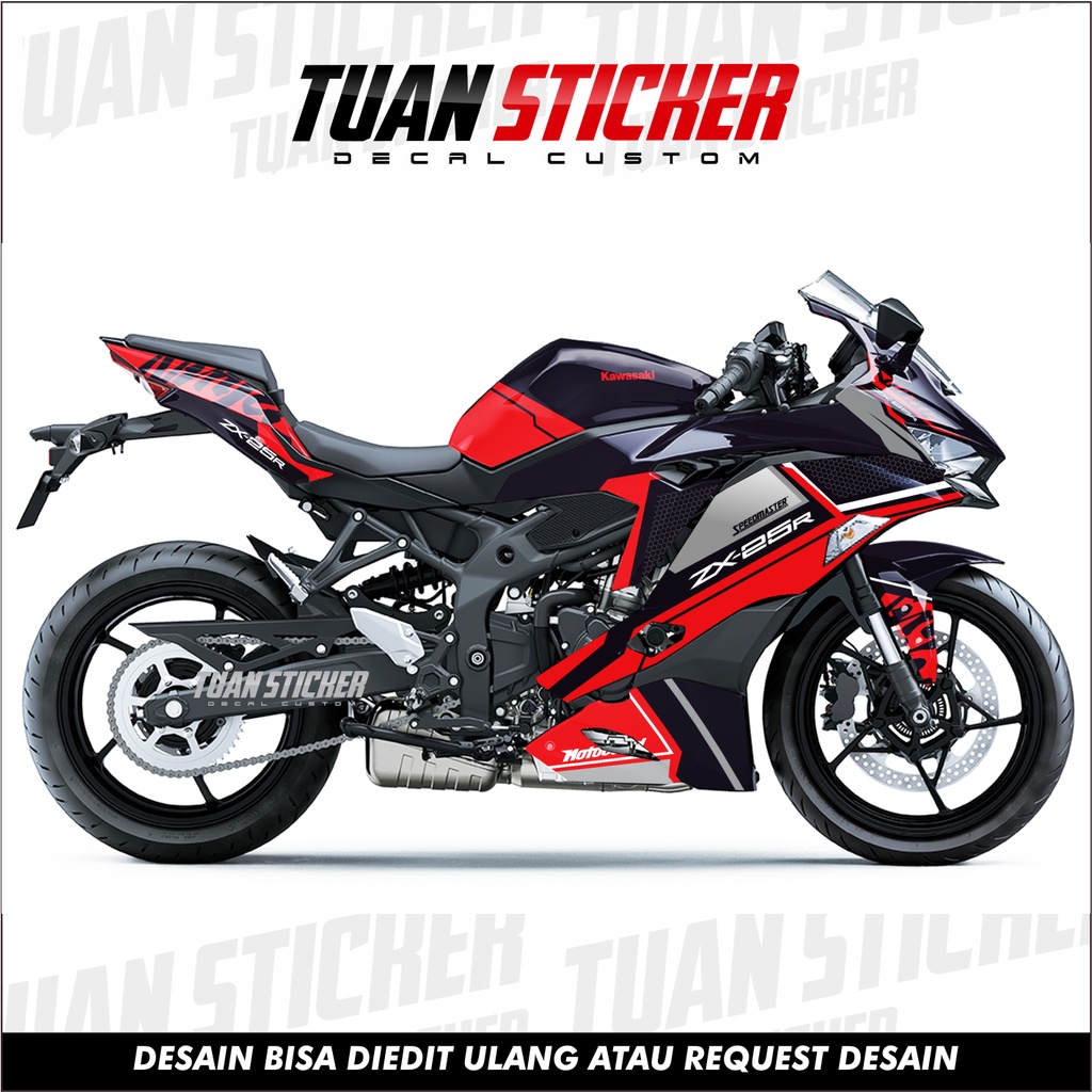 Sticker Decal Full Body Ninja ZX25R Stiker ZX25R Full Body Kode Kosong tiga