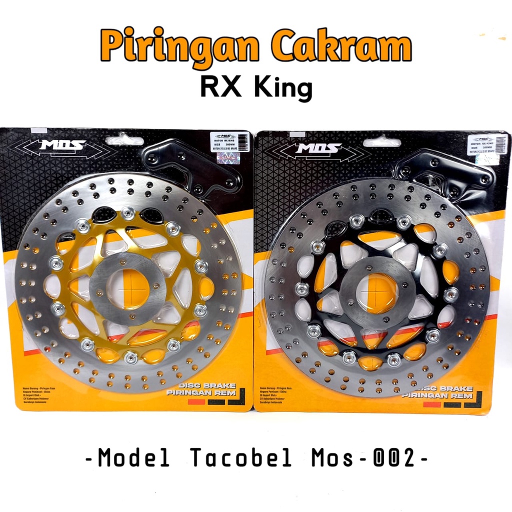 PIRINGAN CAKRAM DEPAN RX KING NEW 300MM MODEL DAYTONA MODEL TDR PSM LEBAR DISC DEPAN PNP YAMAHA RX KING MOS