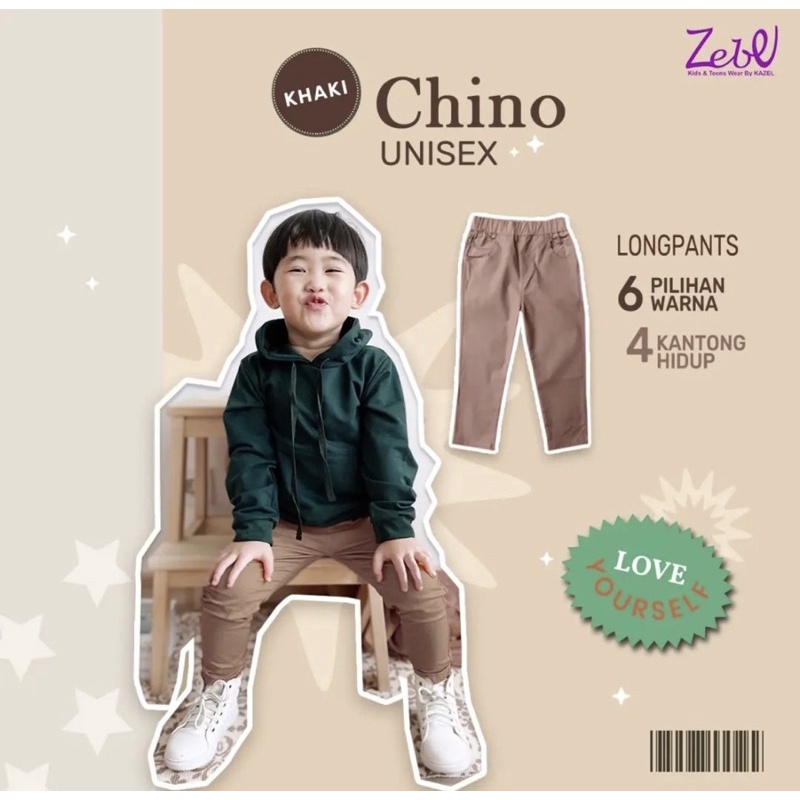 Jobel LongPants Chino Unisex - Celana Murah Anak/Chinos Pants Best Seller