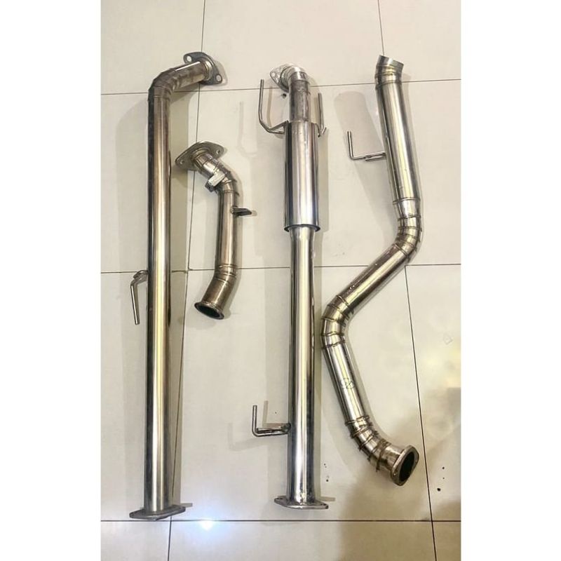 KNALPOT FULL SYSTEM DRAG V2 INNOVA REBORN 2GD