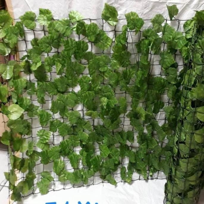 DAUN RAMBAT 1 Roll 1 x 3 METER DEKORASI DINDING BUNGA PLASTIK TANAMAN