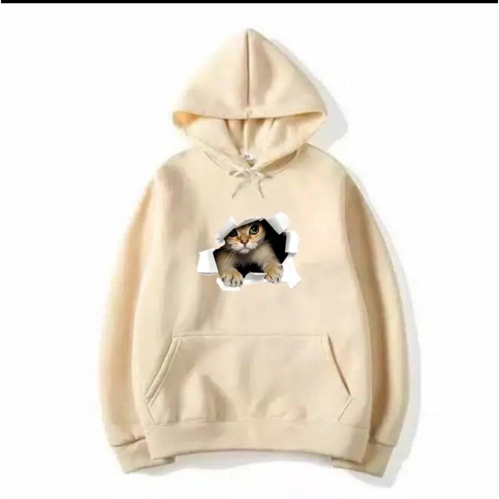 Hoodie Oversize Cat Dorothy Pria/Wanita One Size Fit to XL / HOODIE TERBARU