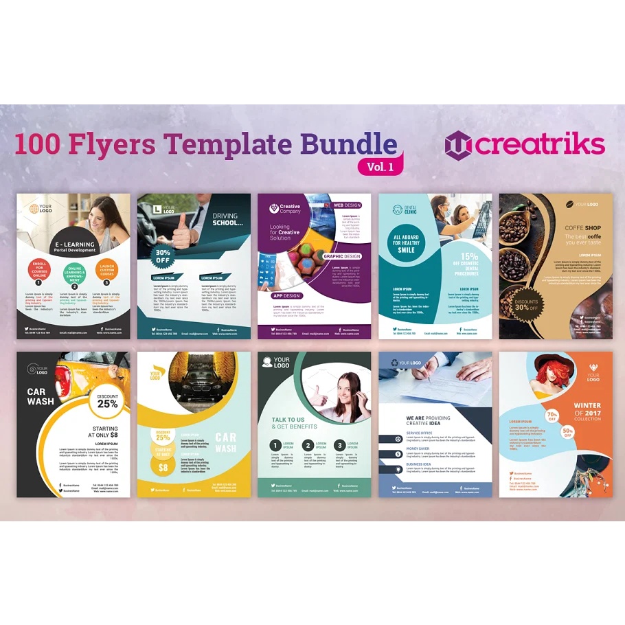 100 Awesome Flyer Templates