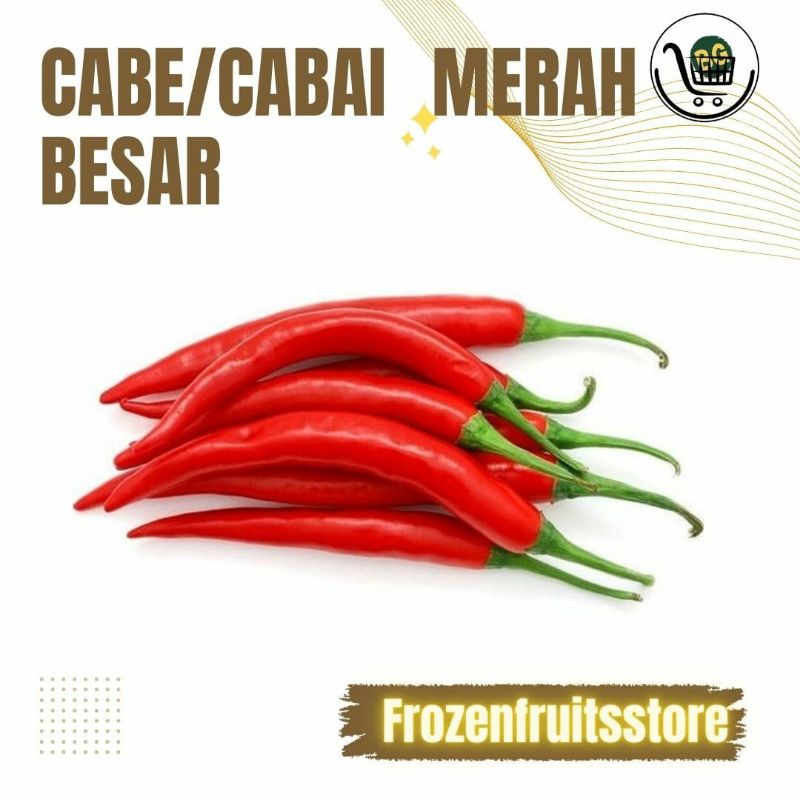 

Cabe merah segar 250gr, cabe merah besar, cabe merah besar fresh