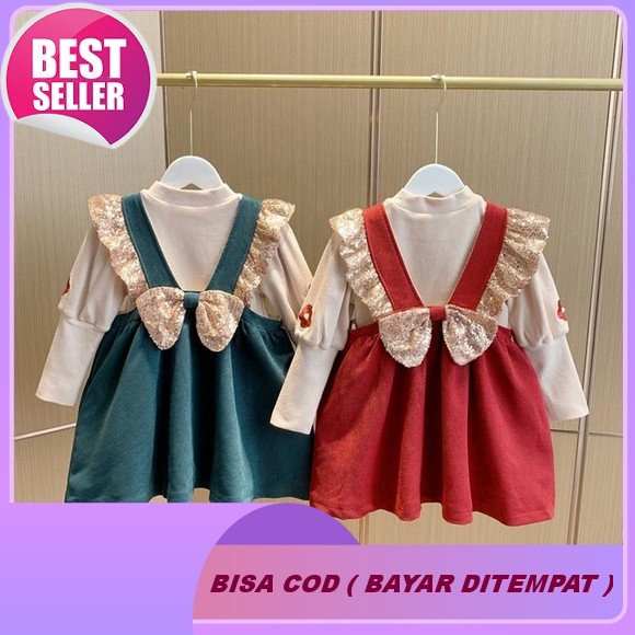 Dress Anak Perempuan Baju Pesta Anak Umur 2-5 Th Baju Korea Anak Baju Anak Perempuan Dress Ulang Tah