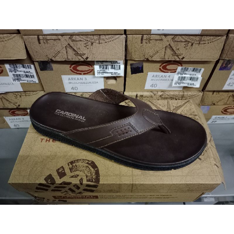 Sandal pria Cardinal/Sandal Kulit Cardinal/Sandal Slide Cardinal/Sandal jepit Cardinal