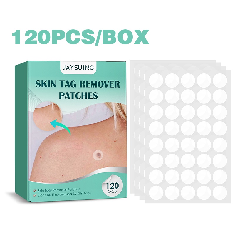 【120 PCS】Patch Menghilangkan Kutil Tahi Lalat/Stiker Plester Penghilang Kutil/Patch Wart Removal/Skin Tag Remover Patch