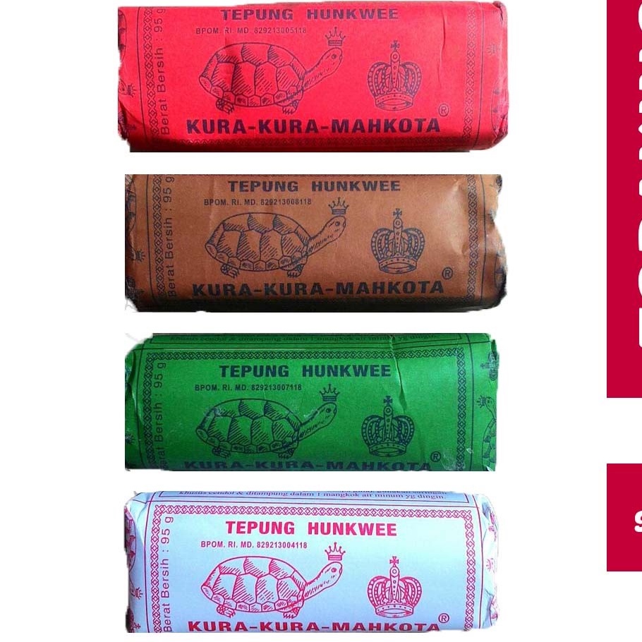 

READY [Tepung Hunkwe] Hungkwe Hung Kwe Kura Kura Mahkota 95 gr >>