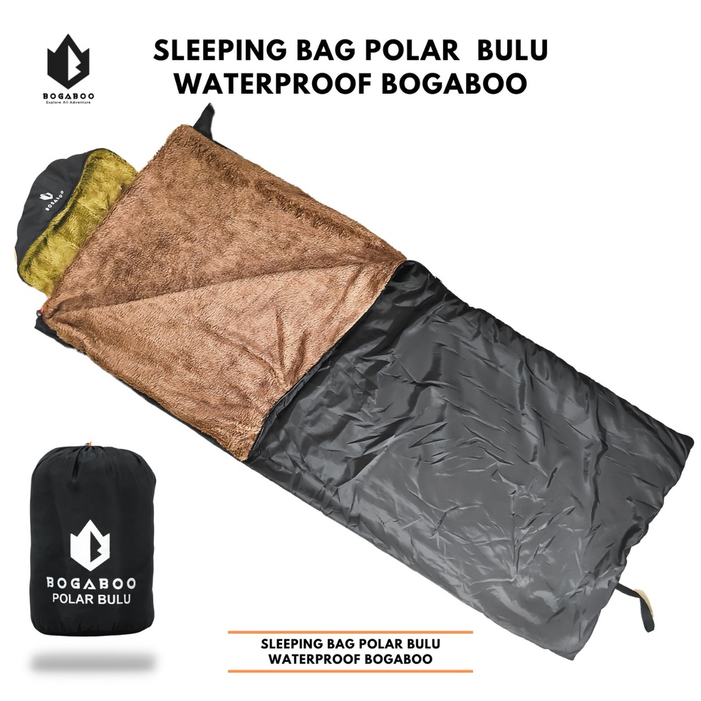 Sleeping bag BOGABOO polar bulu waterproof - sleepingbag polar bulu tebal - sb - slepingbag waterpro