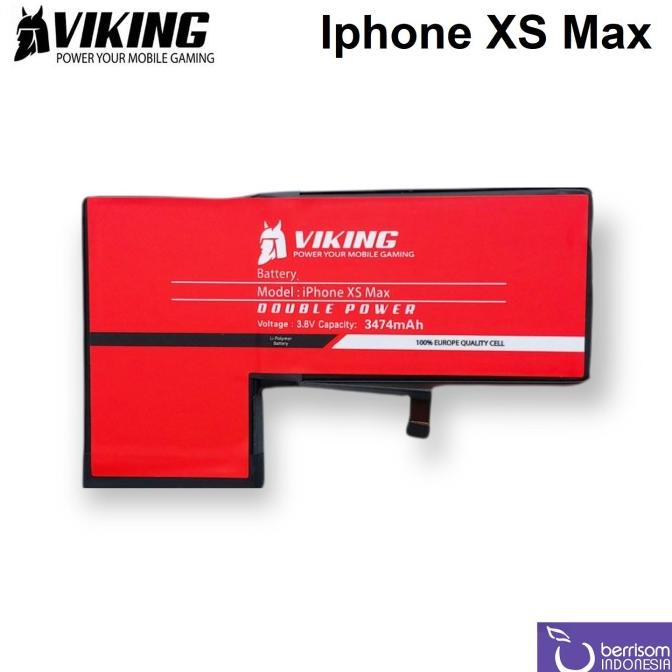 VIKING Baterai Double Power Original Apple Iphone XS MAX Batre Batrai