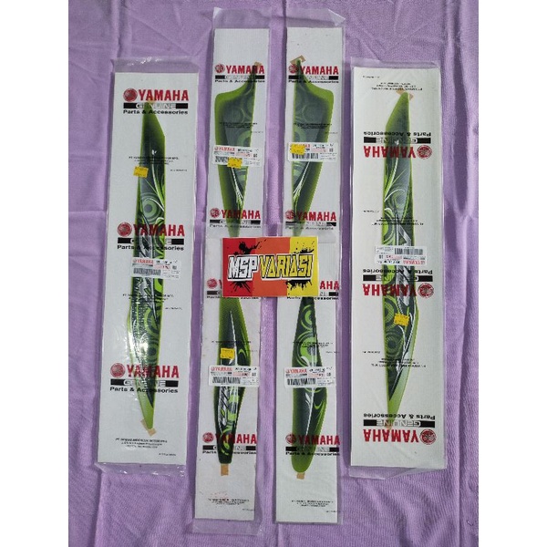 Genuine Part Striping List Stiker Yamaha Mio smile 2011 HIJAU original Ori asli