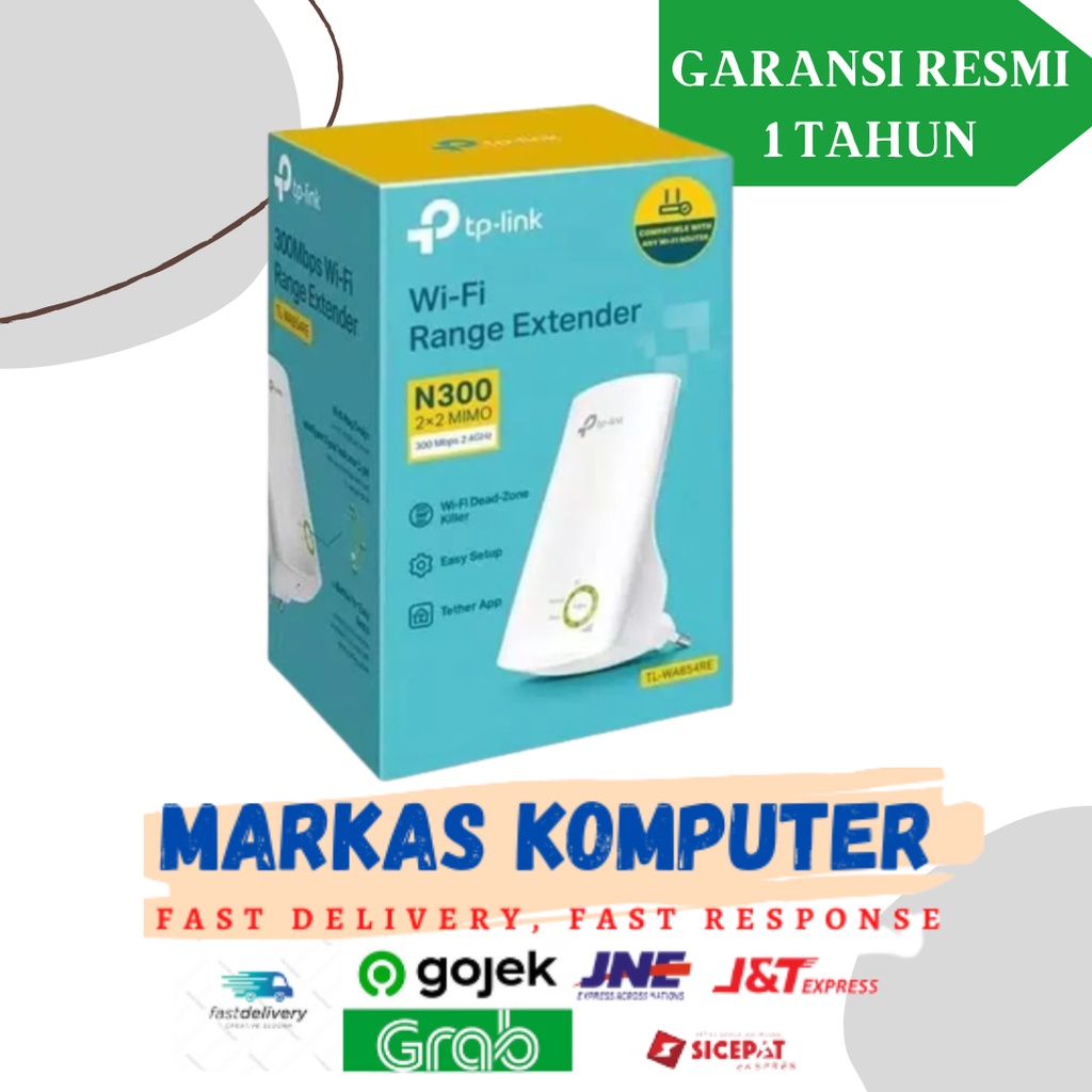 TP-Link TL-WA854RE Wifi Range Extender Repeater Penguat Sinyal TpLink