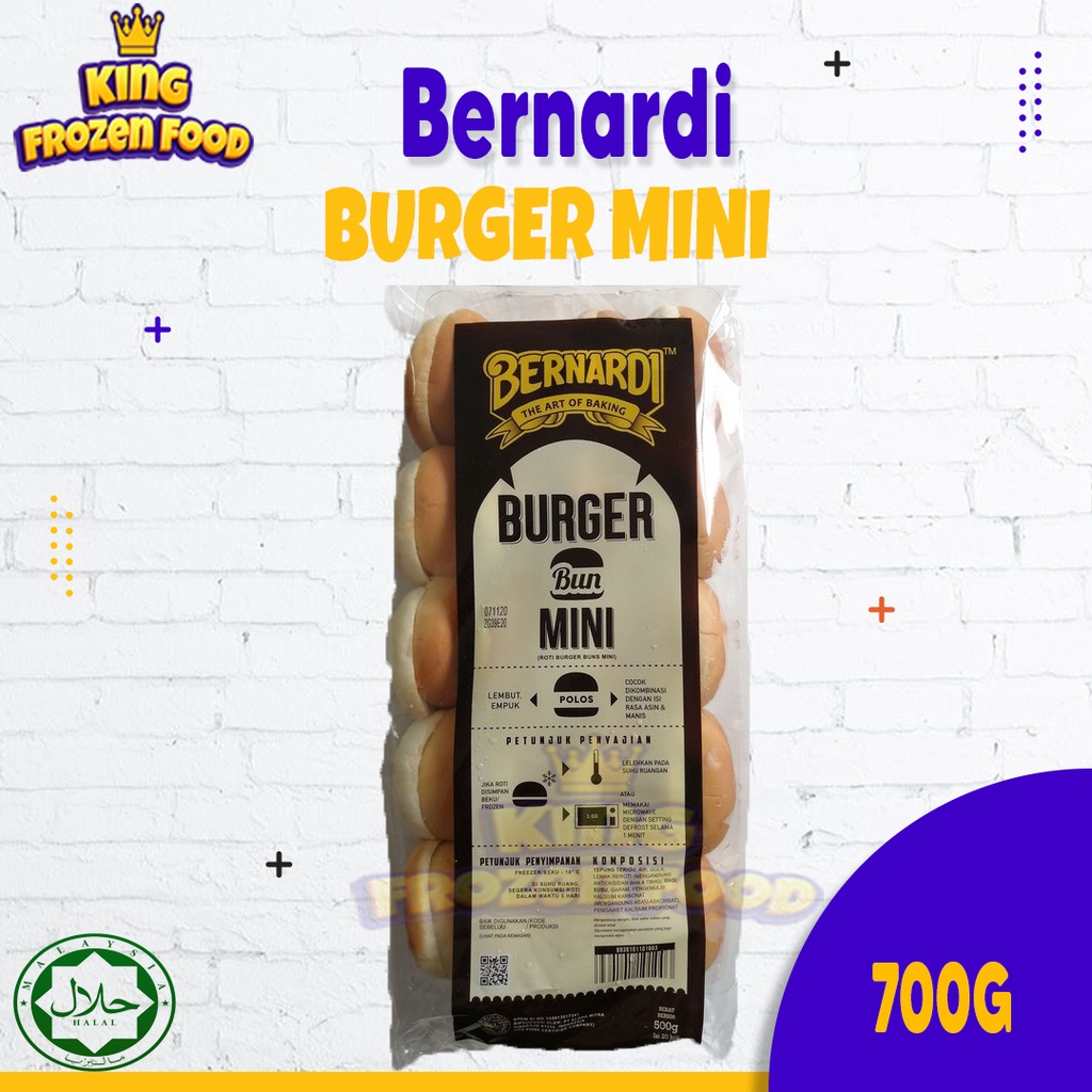 Bernardi Burger Mini Isi 20 Berat 700G