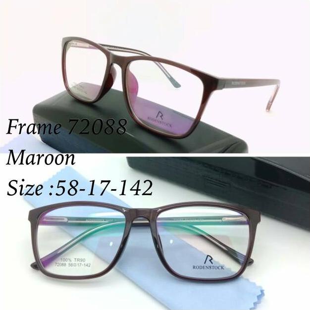 Model Baru Frame 72088  Kacamata Minus | Kaca Mata Anti Radiasi | Kacamata Pria & Wanita | Kaca Mata