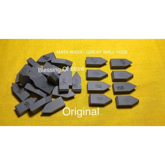 MATA WIDIA/MATA BUBUT WIDIA/BETEL WIDIA/PAHAT BUBUT / C105/C120 YG 06 selalu promo