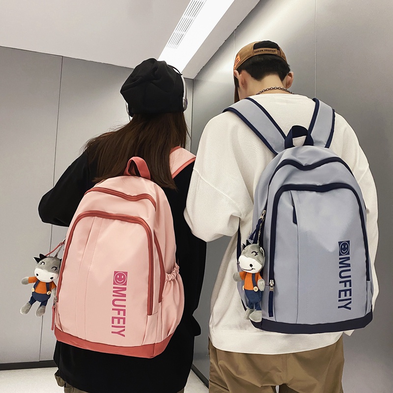 Highland Tas Ransel Pria Couple Tas Punggung Fashionable Korean Style Waterproof Unisex TR411