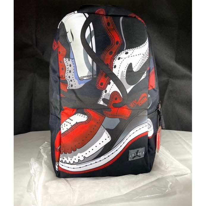 AIR JORDAN AJ 1 BACKPACK / JORDAN BACKPACK / JORDAN BAGPACK / TAS RANSEL JORDAN