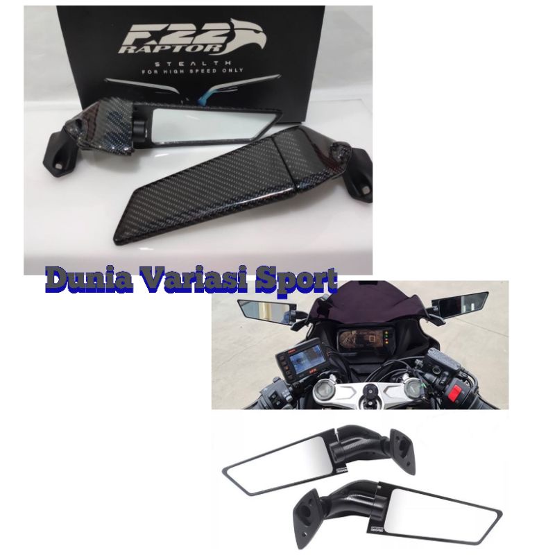 Spion Winglet CARBON KEVLAR Model Rizoma For ZX25/Ninja250Fi Dll