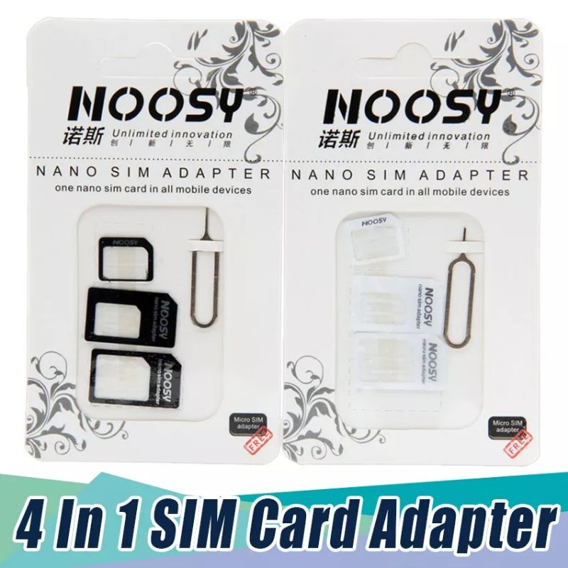 Adapter Sim Card Noosy / Ejector Sim Card  / Noosy Nano Sim Adapter