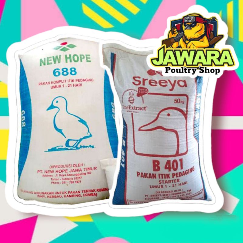 Pur Bebek New Hope 688 Sreeya B401 Murah 1Kg