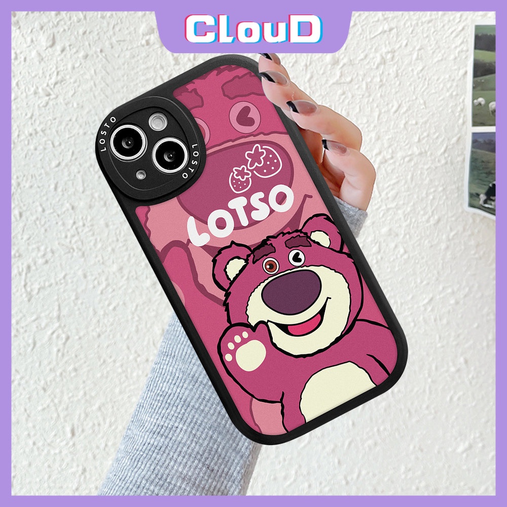 IPHONE Cute Disney Losto Case Kompatibel Untuk Iphone11 12 14 13 Pro Max X XR XS Max 8 7 6s 6 Plus Se2020Lembut Tpu Kartun Toy Story Shockproof Back Full Cover