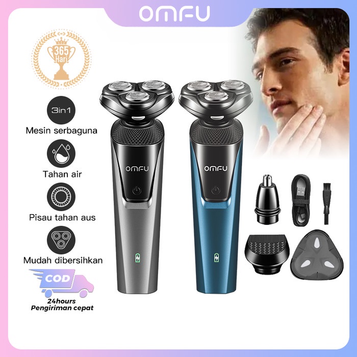 [OMFU] ALAT CUKUR JENGGOT 3 IN 1 PRIA MENCUKUR ALAT POTONG RAMBUT
