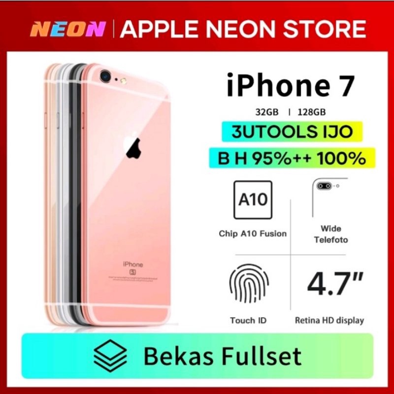 Apple iphone 7 32GB fullset