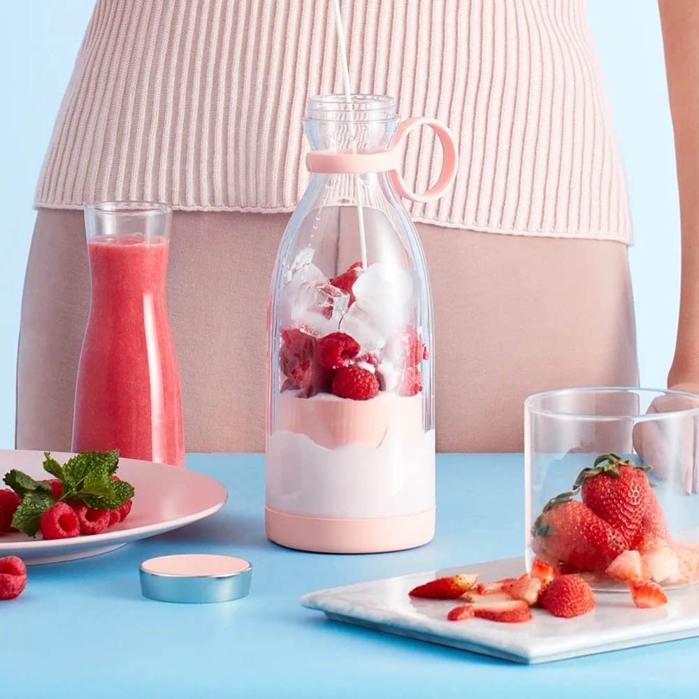 Blender Botol Shake N Go - Blender Juicer / Mini Juice / Mini Blender Buah Dan Sayur BP578  Botol Portable USB Rechargeable