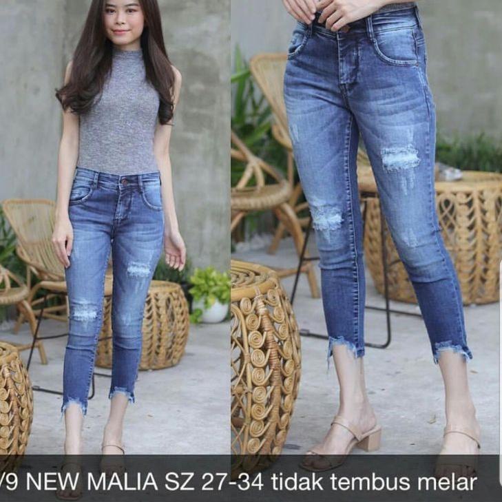 Paling Dicari BERNICE UNFINISH SUPER DENIM/WARPATH PREMIUM JEANS/GET IT WHISKER SIZE JUMBO
