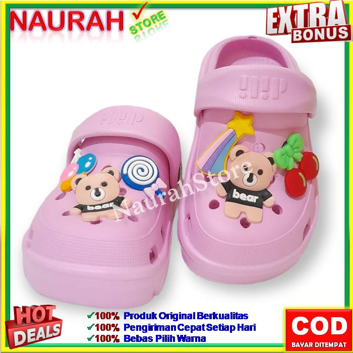 SANDAL ANAK BAIM DILI 805 A SENDAL FUJI VIRAL 100% ORIGINAL KUALITAS IMPORT JELLY EVA RUBBER ANTI SLIP NYAMAN EMPUK LUCU TERBARU LENTUR TERMURAH