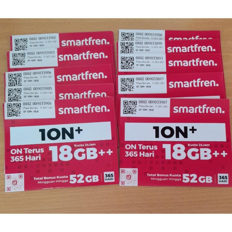 Kartu perdana Smartfren ION+ 18GB