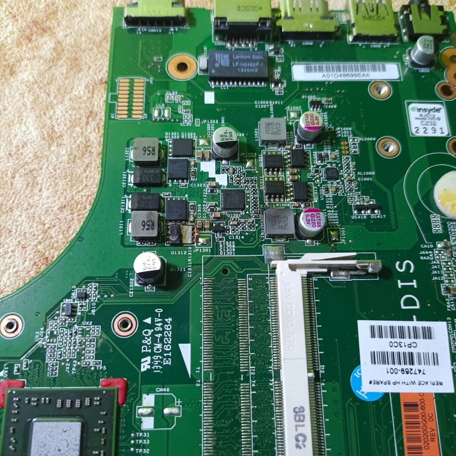 Motherboard Mobo Mainboard Laptop HP 14 HP 14-d010AU TPN-F114