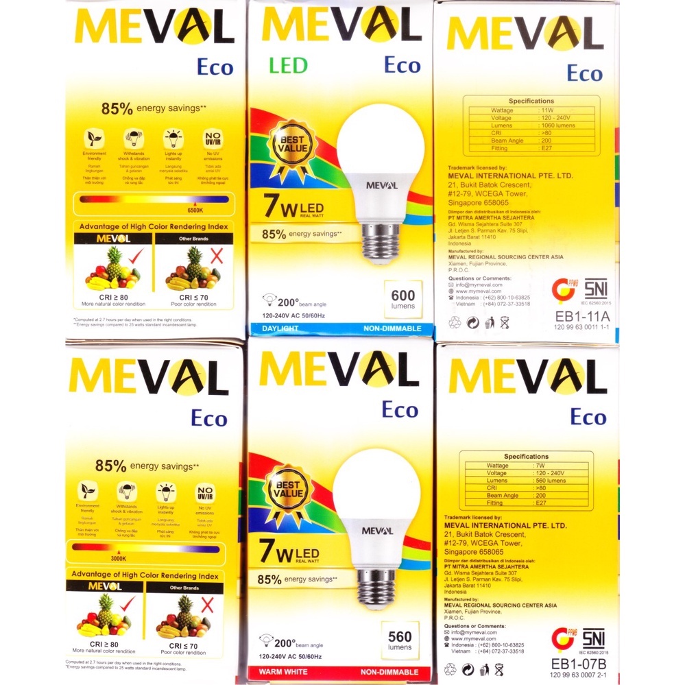 Lampu LED Meval Eco